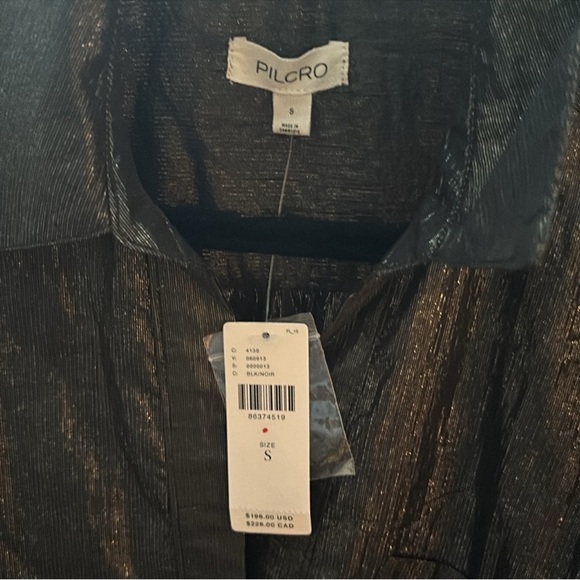 Nwt pilcro metallic midi dress - Picture 6 of 12